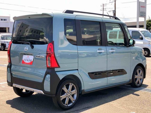 タントファンクロスターボリミテッドターボ ETC バックカメラ 全車速追従クルコン ルーフレール 両側電動スライド LEDヘッドライト オートライト シートヒーター スマアシ 前後コーナーセンサー 電動駐車ブレーキ キーフリー アルミ(千葉県)の中古車