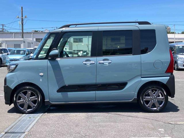 タントファンクロスターボリミテッドターボ ETC バックカメラ 全車速追従クルコン ルーフレール 両側電動スライド LEDヘッドライト オートライト シートヒーター スマアシ 前後コーナーセンサー 電動駐車ブレーキ キーフリー アルミ(千葉県)の中古車