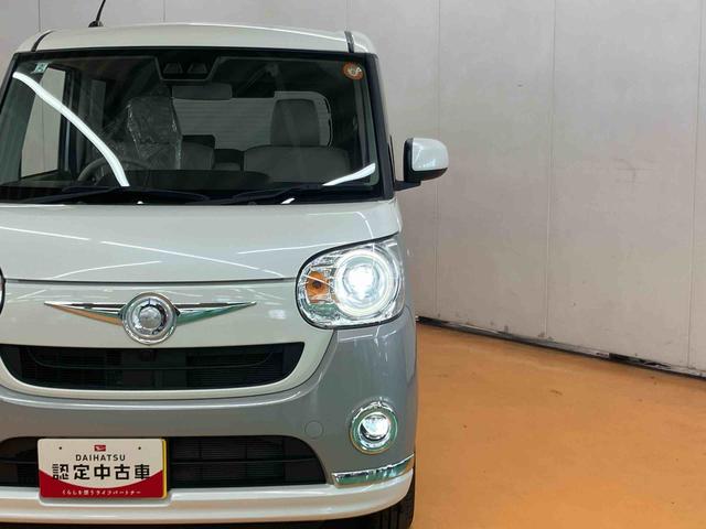 ムーヴキャンバスGメイクアップ SAIII 商談中衝突被害軽減ブレーキ 横滑り防止装置 CDラジオチューナー AUX接続 置きラクボックス オートライト オートハイビーム LEDヘッドライト 助手席シートアンダートレイ アイドリングストップ(千葉県)の中古車