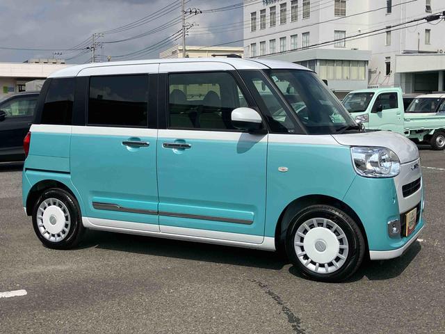 ムーヴキャンバスストライプスG両側電動スライドドア LEDヘッドライト&フォグランプ シートヒーター 保温カップホルダー 電動駐車ブレーキ バックカメラ ステアリングスイッチ コーナーセンサー 衝突被害軽減ブレーキ(千葉県)の中古車