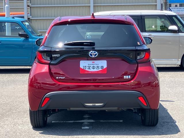 ヤリスハイブリッドG4WD 8型ナビ/TV/BT/USB バックカメラ 前後ドラレコ ETC 全車速追従クルコン ブラインドスポットモニター AC100V電源 オートライト AHB 衝突軽減装置 前後クリアランスセンサー(千葉県)の中古車