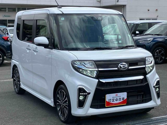 タントカスタムＲＳセレクションターボ　９型ナビ／ＴＶ／ＤＶＤ／ＢＴ／ＵＳＢ　バックカメラ　前後ドラレコ　ＥＴＣ　全車速追従クルコン　ＬＥＤヘッドライト　オートライト　スマアシ　コ−ナ−センサー　シートヒーター　両側電動スライドドア（千葉県）の中古車