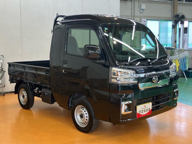 ハイゼットトラックジャンボエクストラスマアシ　ダイハツ予防安全機能　３モード選択電子制御式４ＷＤ　オーバーヘッドシェルフ　テールゲートチェーン　大型ＬＥＤ作業灯　オートライト　オートハイビーム　ＬＥＤヘッドライト　アイドリングストップ（千葉県）の中古車