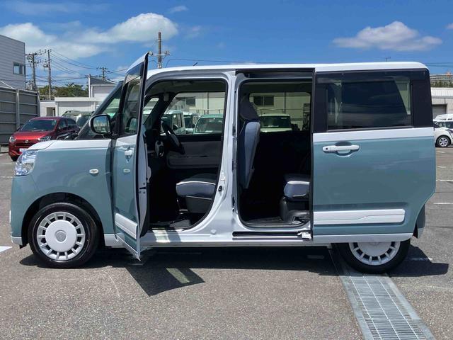 ムーヴキャンバスストライプスG駐車支援装置 エンジンスタート付きキーフリー ワイヤレス充電器 9型DPA 全周囲カメラ 前後ドラレコ ETC 前後コーナーセンサ シートヒーター 電動駐車ブレーキ ホッとカップホルダー 置き楽BOX(千葉県)の中古車