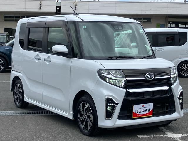 タントカスタムＸ９型ナビ／ＴＶ／ＤＶＤ／ＢＴ／ＵＳＢ　バックカメラ　ドラレコ　ＥＴＣ　両側電動スライドドア　シートヒーター　ＬＥＤヘッドライト　オートライト　衝突軽減装置　コ−ナ−センサー　キーフリー　アルミホイール（千葉県）の中古車