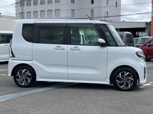 タントカスタムＸ９型ナビ／ＴＶ／ＤＶＤ／ＢＴ／ＵＳＢ　バックカメラ　ドラレコ　ＥＴＣ　両側電動スライドドア　シートヒーター　ＬＥＤヘッドライト　オートライト　衝突軽減装置　コ−ナ−センサー　キーフリー　アルミホイール（千葉県）の中古車