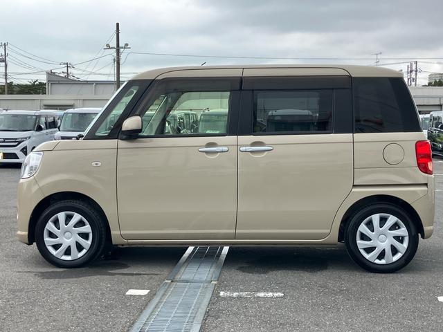 ムーヴキャンバスＬ　ＳＡIIナビ／ＴＶ／ＤＶＤ／ＢＴ／ＵＳＢ　バックカメラ　オートライト　ステアリングリモコン　衝突被害軽減装置　両側スライドドア　アイドリングストップ　足踏み式駐車ブレーキ　キーレスエントリー　盗難防止アラーム（千葉県）の中古車