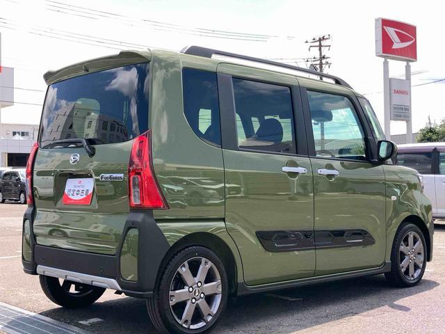 タントファンクロスターボリミテッドターボ バックカメラ ルーフレール 全車速追従クルコン 両側電動スライド LEDヘッドライト オートライト シートヒーター コーナーセンサー 電動駐車ブレーキ キーフリー 盗難防止警報 アルミホイール(千葉県)の中古車