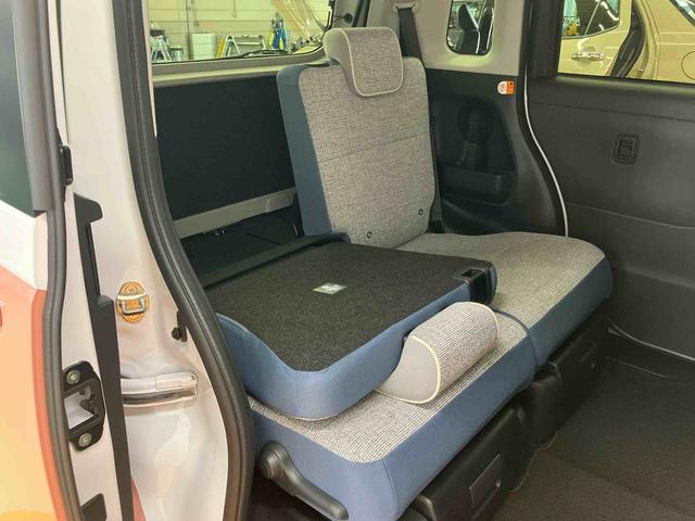 ムーヴキャンバスストライプスGスマアシ ダイハツ予防安全機能 置きラクボックス ホットカップホルダー オートブレーキホールド付き電動パーキング 前席シートヒータ 助手席シートバックポケット+ショッピングフック アイドリングストップ(千葉県)の中古車