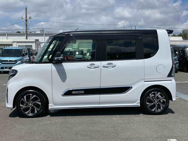 タントカスタムＸセレクション９型ナビ／ＴＶ／ＤＶＤ／ＢＴ／ＵＳＢ　全周囲カメラ　前後ドラレコ　ＥＴＣ　駐車支援装置　リモコンエンジンスターター付キーフリー　両側電動スライドドア　シートヒーター　コ−ナ−センサー　アルミホイール（千葉県）の中古車