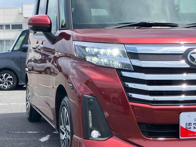 トールカスタムＧ９型ＤＰＡ／ＴＶ／ＢＴ／ＵＳＢ　バックカメラ　全車速追従クルコン　ＬＥＤヘッドライト　オートライト　ＡＨＢ　スマアシ　前後コーナーセンサー　電動駐車ブレーキ　キーフリー　革巻ハンドル　アルミホイール（千葉県）の中古車