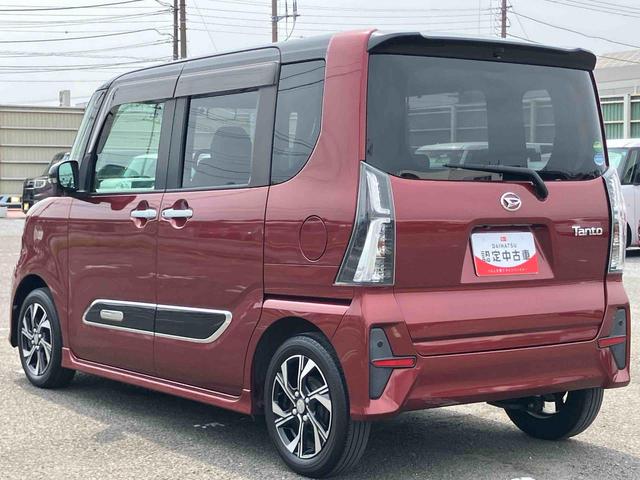タントカスタムＸ９型ナビ／地デジ／ＤＶＤ／ＢＴ／ＵＳＢ　全周囲カメラ　ドラレコ　ＥＴＣ　両側電動スライドドア　ＬＥＤヘッドライト　オートライト　ＡＨＢ　前後コ−ナ−センサー　キーフリー　ボタンスタート　アルミホイール（千葉県）の中古車