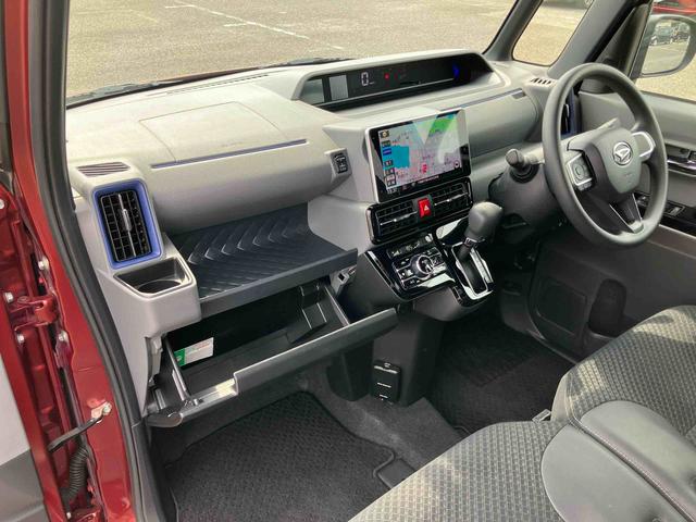 タントカスタムＸ９型ナビ／地デジ／ＤＶＤ／ＢＴ／ＵＳＢ　全周囲カメラ　ドラレコ　ＥＴＣ　両側電動スライドドア　ＬＥＤヘッドライト　オートライト　ＡＨＢ　前後コ−ナ−センサー　キーフリー　ボタンスタート　アルミホイール（千葉県）の中古車