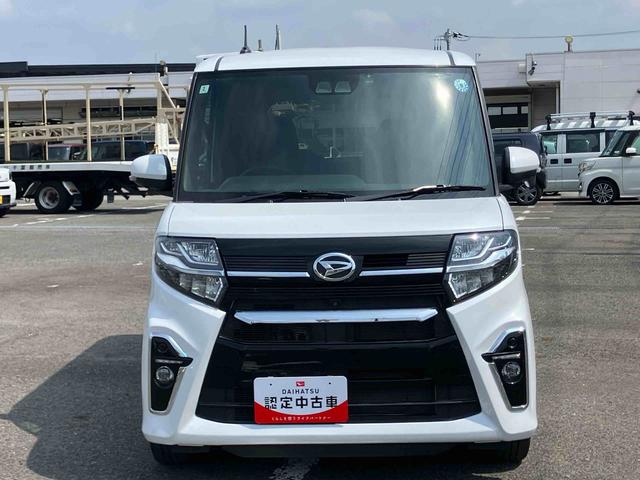 タントカスタムＲＳターボ　９型ナビ／ＴＶ／ＤＶＤ／ＢＴ／ＵＳＢ　全周囲カメラ　前後ドラレコ　ＥＴＣ　全車速追従クルコン　ＬＥＤヘッドライト　オートライト　スマアシ　コ−ナ−センサー　シートヒーター　両側電動スライドドア（千葉県）の中古車