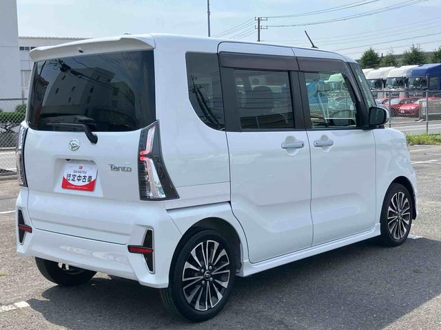 タントカスタムＲＳターボ　９型ナビ／ＴＶ／ＤＶＤ／ＢＴ／ＵＳＢ　全周囲カメラ　前後ドラレコ　ＥＴＣ　全車速追従クルコン　ＬＥＤヘッドライト　オートライト　スマアシ　コ−ナ−センサー　シートヒーター　両側電動スライドドア（千葉県）の中古車