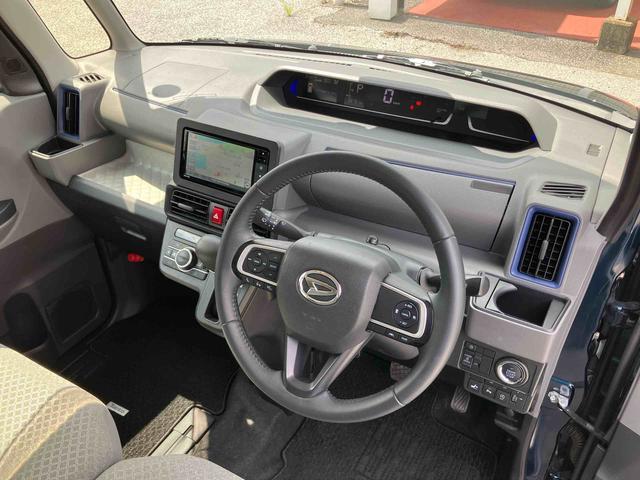 タントＸターボセレクションターボ　ナビ／ＴＶ／ＤＶＤ／ＢＴ／ＵＳＢ　全周囲カメラ　前後ドラレコ　ＥＴＣ　全車速追従クルコン　アルミホイール　ＬＥＤヘッドライト　両側スライドドア（左電動）　シートヒーター　前後コ−ナ−センサー（千葉県）の中古車