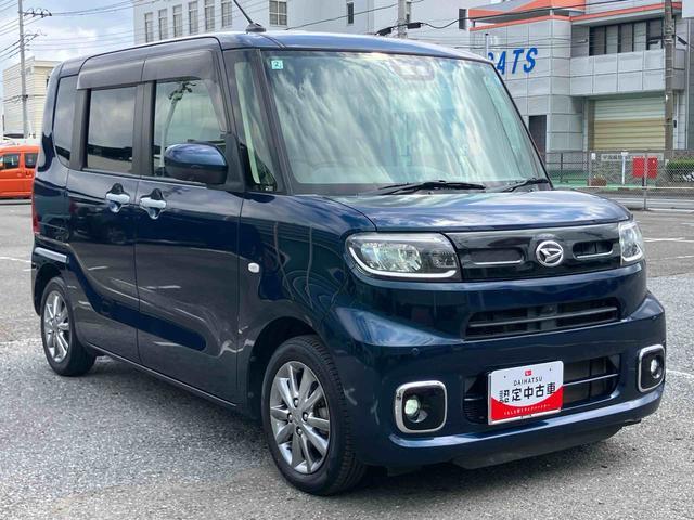 タントＸターボセレクションターボ　ナビ／ＴＶ／ＤＶＤ／ＢＴ／ＵＳＢ　全周囲カメラ　前後ドラレコ　ＥＴＣ　全車速追従クルコン　アルミホイール　ＬＥＤヘッドライト　両側スライドドア（左電動）　シートヒーター　前後コ−ナ−センサー（千葉県）の中古車