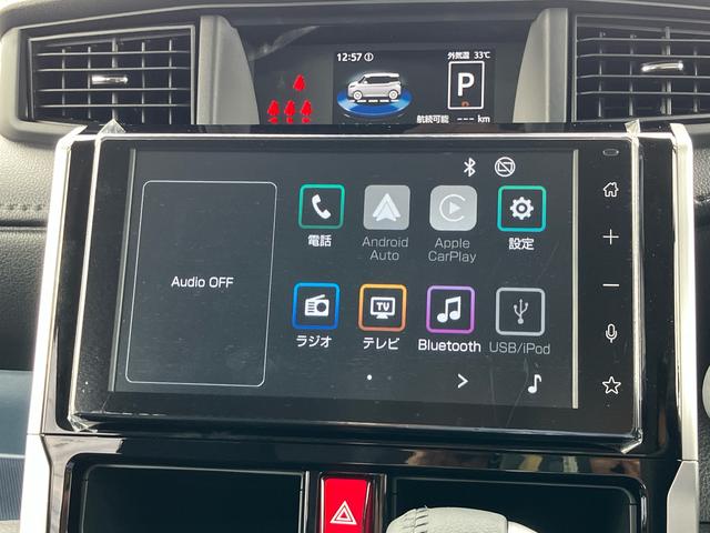 トールカスタムＧ９型ＤＰオーディオ／ＢＴ／ＴＶ／Ｂカメラ／ステアリングスイッチ　ＬＥＤヘッド＆フォグランプ　自動追従クルコン　１４インチアルミ　両側パワスラ　電動駐車ブレーキ　コーナーセンサー　衝突被害軽減ブレーキ（千葉県）の中古車