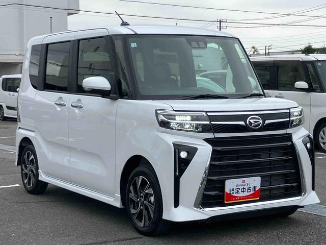 タントカスタムＸリミテッドＥＴＣ　バックカメラ　全車速追従クルコン　ＬＥＤヘッドライト　オートライト　ＡＨＢ　両側電動スライドドア　スマアシ　シートヒーター　コ−ナ−センサ　電動駐車ブレーキ　キーフリーシステム　アルミホイール（千葉県）の中古車