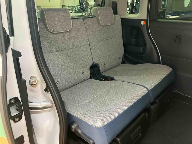 ムーヴキャンバスストライプスGスマアシ ダイハツ予防安全機能 置きラクボックス ホットカップホルダー 前席シートヒーター プッシュエンジンスタート キーフリーシステム 前後コーナーセンサー バニティーミラー付き左右サンバイザー(千葉県)の中古車