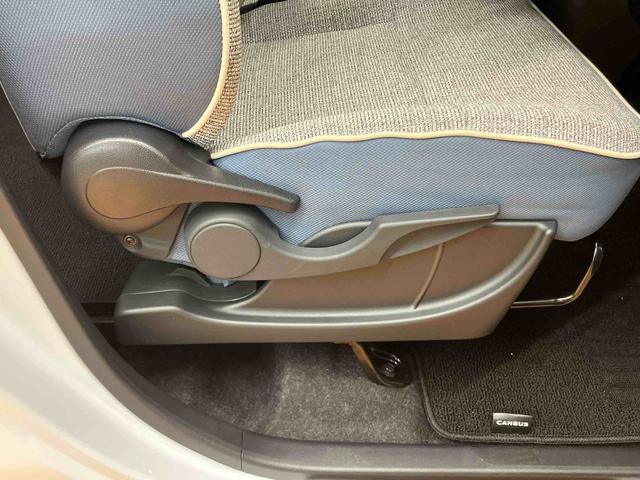 ムーヴキャンバスストライプスGスマアシ ダイハツ予防安全機能 置きラクボックス ホットカップホルダー 前席シートヒーター プッシュエンジンスタート キーフリーシステム 前後コーナーセンサー バニティーミラー付き左右サンバイザー(千葉県)の中古車