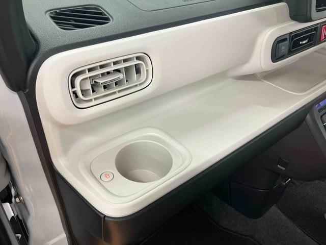 ムーヴキャンバスストライプスGスマアシ ダイハツ予防安全機能 置きラクボックス ホットカップホルダー 前席シートヒーター プッシュエンジンスタート キーフリーシステム 前後コーナーセンサー バニティーミラー付き左右サンバイザー(千葉県)の中古車
