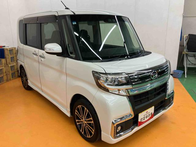 タントカスタムＲＳ　トップエディションＳＡIII衝突被害軽減ブレーキ　横滑り防止装置　バックカメラ連動８インチフルセグナビ　ＵＳＢ接続　ＨＤＭＩ接続　ビルトインＥＴＣ　運転席シートヒーター　オートライト　オートハイビーム　ミラクルオープンドア（千葉県）の中古車