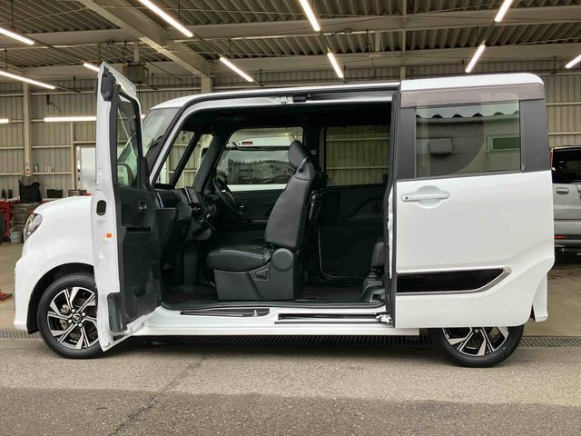 タントカスタムＸスタイルセレクション９型ナビ／地デジ／ＤＶＤ／ＢＴ／ＵＳＢ　バックカメラ　前後ドラレコ　ＥＴＣ　両側電動スライドドア　シートヒーター　ＬＥＤヘッドライト　オートライト　ＡＨＢ　コ−ナ−センサー　キーフリー　アルミホイール（千葉県）の中古車