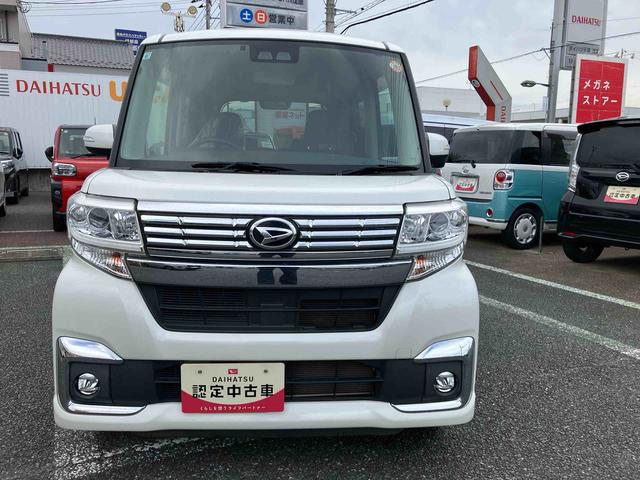タントカスタムＸ　ＳＡIIIナビゲーション／ＥＴＣ／バックカメラ／オートエアコン／左パワースライドドア／ラバーマット／オートライト／バイザー／アルミホイール／キーフリーシステム／アイドリングストップ／ＬＥＤヘッドライト（ＬＯ）（千葉県）の中古車