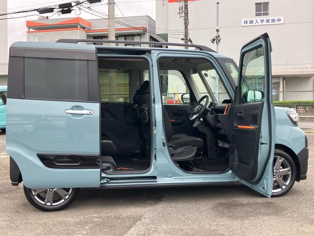 タントファンクロスターボ　エコアイドル非装着車ターボ　９型ナビ／ＴＶ／ＤＶＤ／ＢＴ／ＵＳＢ　全周囲カメラ　ＥＴＣ　両側電動スライドドア　ＬＥＤヘッドライト＆フォグランプ　オートライト　ＡＨＢ　シートヒーター　コーナーセンサー　ルーフレール　アルミ（千葉県）の中古車