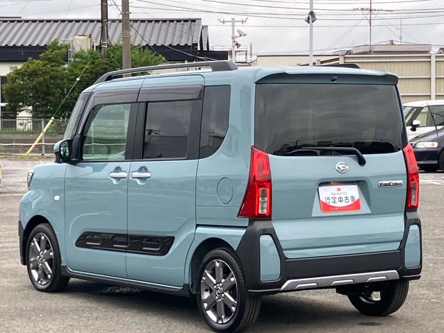 タントファンクロスターボ　エコアイドル非装着車ターボ　９型ナビ／ＴＶ／ＤＶＤ／ＢＴ／ＵＳＢ　全周囲カメラ　ＥＴＣ　両側電動スライドドア　ＬＥＤヘッドライト＆フォグランプ　オートライト　ＡＨＢ　シートヒーター　コーナーセンサー　ルーフレール　アルミ（千葉県）の中古車
