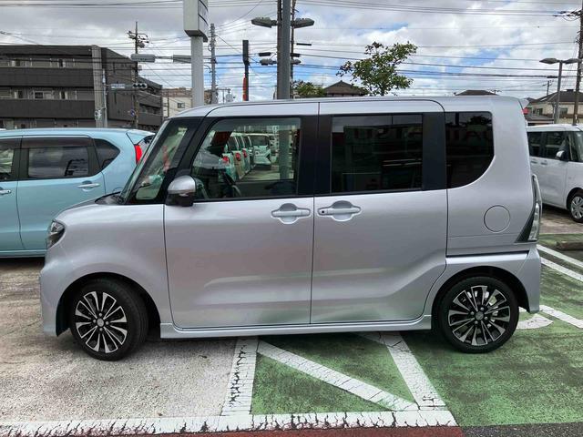 タントカスタムＲＳセレクションターボ車　両側電動スライドドア　カーナビ　アラウンドヴューモニター　ＣＤ　ＤＶＤ　ラジオ　ＥＴＣ　ＬＥＤヘッドライト　シートヒーター　アダプティブクルーズコントロール　オートエアコン　スマートキー（千葉県）の中古車