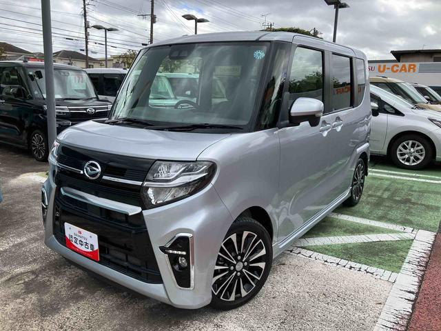 タントカスタムＲＳセレクションターボ車　両側電動スライドドア　カーナビ　アラウンドヴューモニター　ＣＤ　ＤＶＤ　ラジオ　ＥＴＣ　ＬＥＤヘッドライト　シートヒーター　アダプティブクルーズコントロール　オートエアコン　スマートキー（千葉県）の中古車