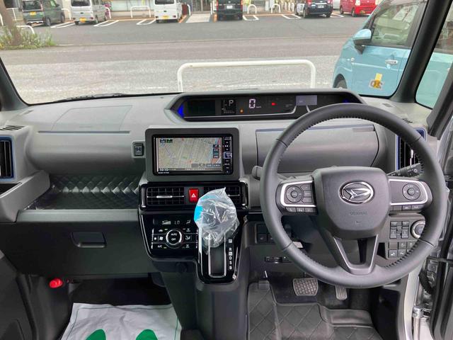 タントカスタムＲＳセレクションターボ車　両側電動スライドドア　カーナビ　アラウンドヴューモニター　ＣＤ　ＤＶＤ　ラジオ　ＥＴＣ　ＬＥＤヘッドライト　シートヒーター　アダプティブクルーズコントロール　オートエアコン　スマートキー（千葉県）の中古車