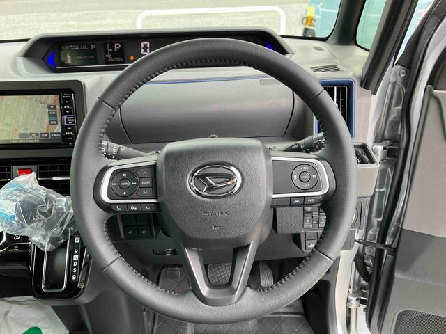 タントカスタムＲＳセレクションターボ車　両側電動スライドドア　カーナビ　アラウンドヴューモニター　ＣＤ　ＤＶＤ　ラジオ　ＥＴＣ　ＬＥＤヘッドライト　シートヒーター　アダプティブクルーズコントロール　オートエアコン　スマートキー（千葉県）の中古車