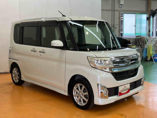 タントカスタムX SA衝突被害軽減ブレーキ 横滑り防止装置 バックカメラ連動8インチフルセグナビ 後席モニター USB接続 AUX接続 ブルートゥース対応 ビルトインETC 左側電動スライドドア ミラクルオープンドア(千葉県)の中古車