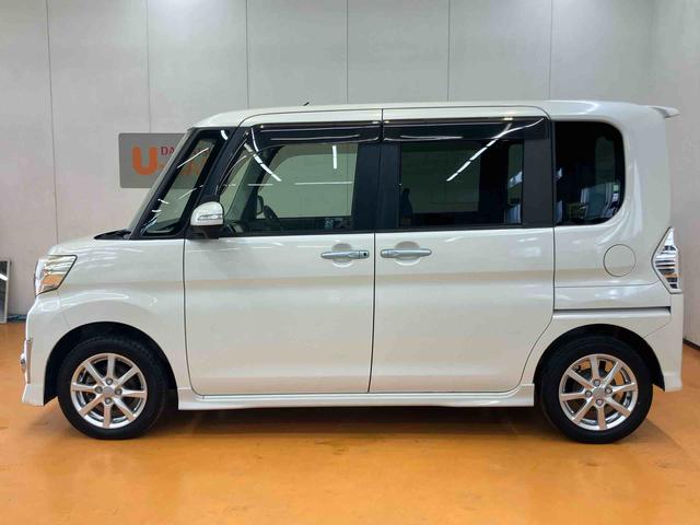 タントカスタムX SA衝突被害軽減ブレーキ 横滑り防止装置 バックカメラ連動8インチフルセグナビ 後席モニター USB接続 AUX接続 ブルートゥース対応 ビルトインETC 左側電動スライドドア ミラクルオープンドア(千葉県)の中古車