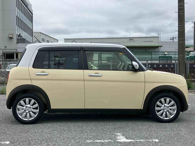 アルトラパンＸナビ／ＴＶ／ＤＶＤ／ＢＴ／ＵＳＢ　運転席シートヒーター　革ハンドル　スマートキー　ボタンスタート　衝突軽減装置　ハロゲンヘッドライト　オートライト　オートエアコン　足踏み式駐車ブレーキ　アルミホイール（千葉県）の中古車