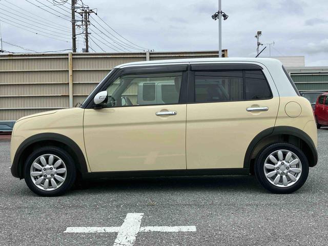 アルトラパンＸナビ／ＴＶ／ＤＶＤ／ＢＴ／ＵＳＢ　運転席シートヒーター　革ハンドル　スマートキー　ボタンスタート　衝突軽減装置　ハロゲンヘッドライト　オートライト　オートエアコン　足踏み式駐車ブレーキ　アルミホイール（千葉県）の中古車