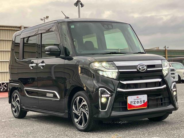 タントカスタムＲＳスタイルセレクションターボ　９型ナビ／ＴＶ／ＤＶＤ／ＢＴ／ＵＳＢ　バックカメラ　ＥＴＣ　全車速追従クルコン　エンジンスタート付きキーフリーシステム　フロアイルミネーション　インナーハンドルイルミネーション　シートヒーター（千葉県）の中古車