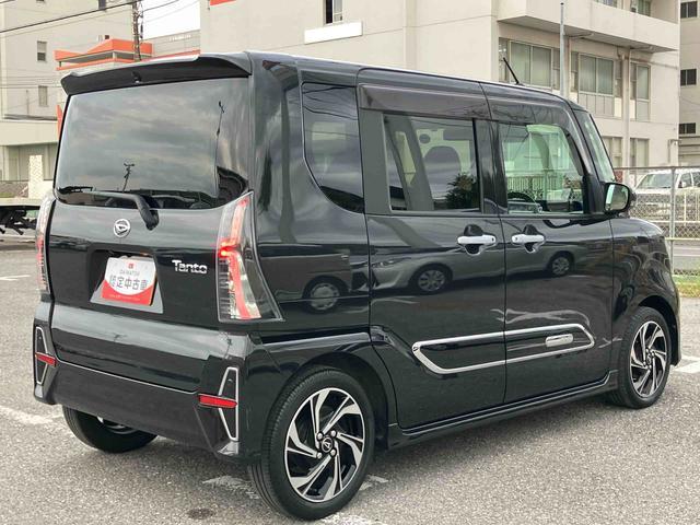 タントカスタムＲＳスタイルセレクションターボ　９型ナビ／ＴＶ／ＤＶＤ／ＢＴ／ＵＳＢ　バックカメラ　ＥＴＣ　全車速追従クルコン　エンジンスタート付きキーフリーシステム　フロアイルミネーション　インナーハンドルイルミネーション　シートヒーター（千葉県）の中古車