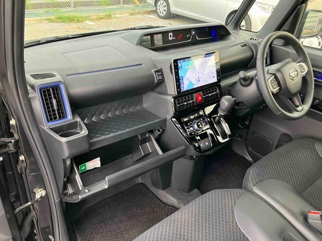 タントカスタムＲＳスタイルセレクションターボ　９型ナビ／ＴＶ／ＤＶＤ／ＢＴ／ＵＳＢ　バックカメラ　ＥＴＣ　全車速追従クルコン　エンジンスタート付きキーフリーシステム　フロアイルミネーション　インナーハンドルイルミネーション　シートヒーター（千葉県）の中古車