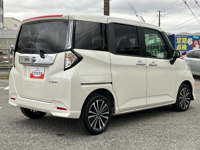 トールカスタムＧ　ターボターボ　９型ＤＰＡ／ＴＶ／ＢＴ／ＵＳＢ　バックカメラ　全車速追従クルコン　ＬＥＤヘッドライト　オートライト　ＡＨＢ　スマートアシスト　前後コーナーセンサー　電動駐車ブレーキ　キーフリー　アルミホイール（千葉県）の中古車
