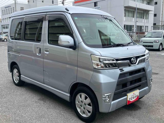 アトレーワゴンカスタムターボＲＳリミテッド　ＳＡIII衝突被害軽減ブレーキ　横滑り防止装置　左側電動スライドドア　オーバーヘッドシェルフ　大型ＬＥＤ室内灯　ＥＴＣ　キーレスエントリー　オートハイビーム　マニュアルレベリング機能付ＬＥＤヘッドライト（千葉県）の中古車