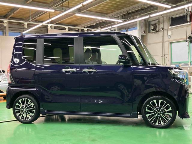 タントカスタムＲＳリミテッドターボ　バックカメラ　全車速追従クルコン　ＬＥＤヘッドライト　フォグランプ　オートライト　ＡＤＢ　両側電動スライド　シートヒーター　革巻ステアリング　コ−ナ−センサー　電動駐車ブレーキ　アルミホイール（千葉県）の中古車