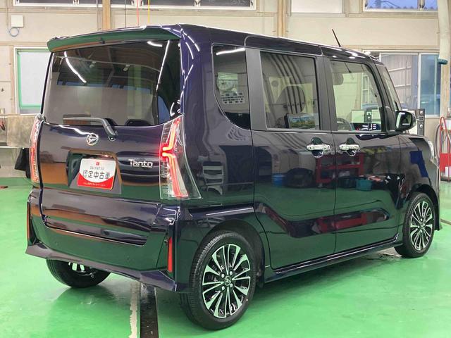 タントカスタムＲＳリミテッドターボ　バックカメラ　全車速追従クルコン　ＬＥＤヘッドライト　フォグランプ　オートライト　ＡＤＢ　両側電動スライド　シートヒーター　革巻ステアリング　コ−ナ−センサー　電動駐車ブレーキ　アルミホイール（千葉県）の中古車
