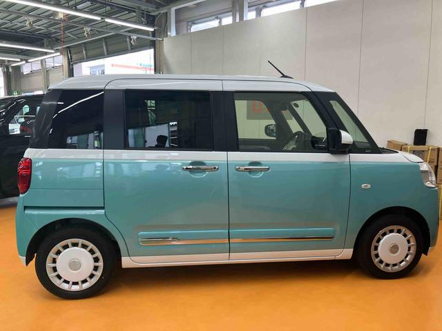 ムーヴキャンバスストライプスGスマアシ ダイハツ予防安全機能 置きラクボックス ホットカップホルダー オートブレーキホールド付き電動パーキング 前席シートヒーター オートライト オートハイビーム LEDヘッドライト(千葉県)の中古車