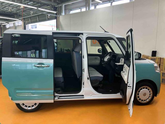ムーヴキャンバスストライプスGスマアシ ダイハツ予防安全機能 置きラクボックス ホットカップホルダー オートブレーキホールド付き電動パーキング 前席シートヒーター オートライト オートハイビーム LEDヘッドライト(千葉県)の中古車