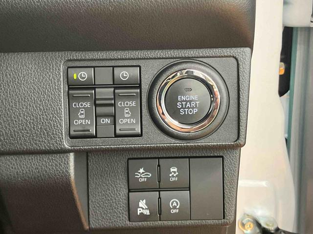 ムーヴキャンバスストライプスGスマアシ ダイハツ予防安全機能 置きラクボックス ホットカップホルダー オートブレーキホールド付き電動パーキング 前席シートヒーター オートライト オートハイビーム LEDヘッドライト(千葉県)の中古車