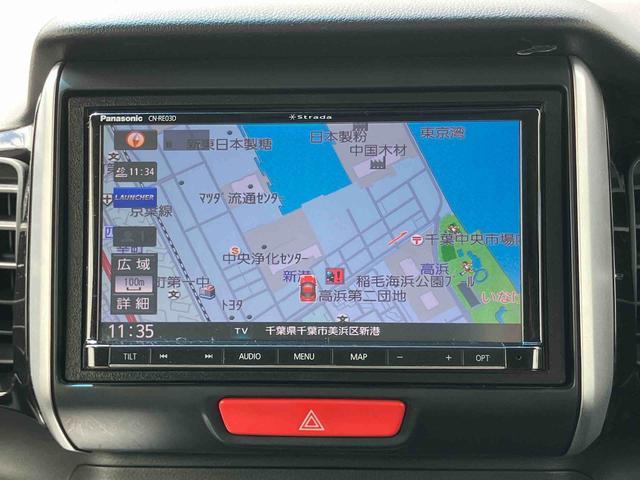 N−BOXカスタムG SSパッケージナビ/TV/DVD/BT バックカメラ ETC オートライト 両側スライドドア(左側電動) シートヒーター ハーフシェイドガラス スマートキー ボタンスタート 盗難防止警報 アルミホイール ステリモ(千葉県)の中古車